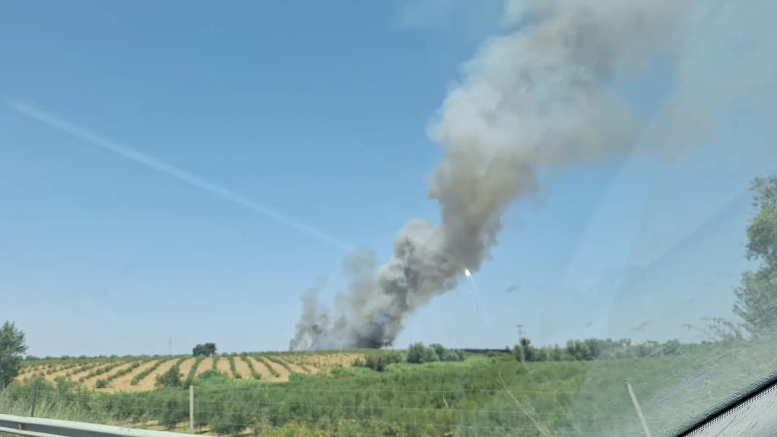 Incendio forestal en Villalba del Alcor: despliegan 23 recursos del Plan Infoca