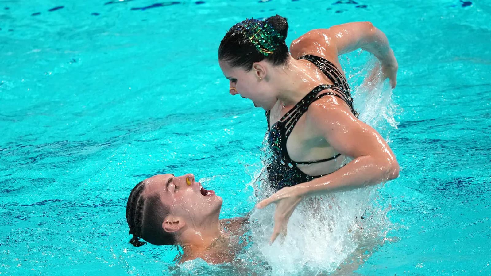 Iris Tió y Dennis González ganaron la plata en el dúo libre mixto europeo