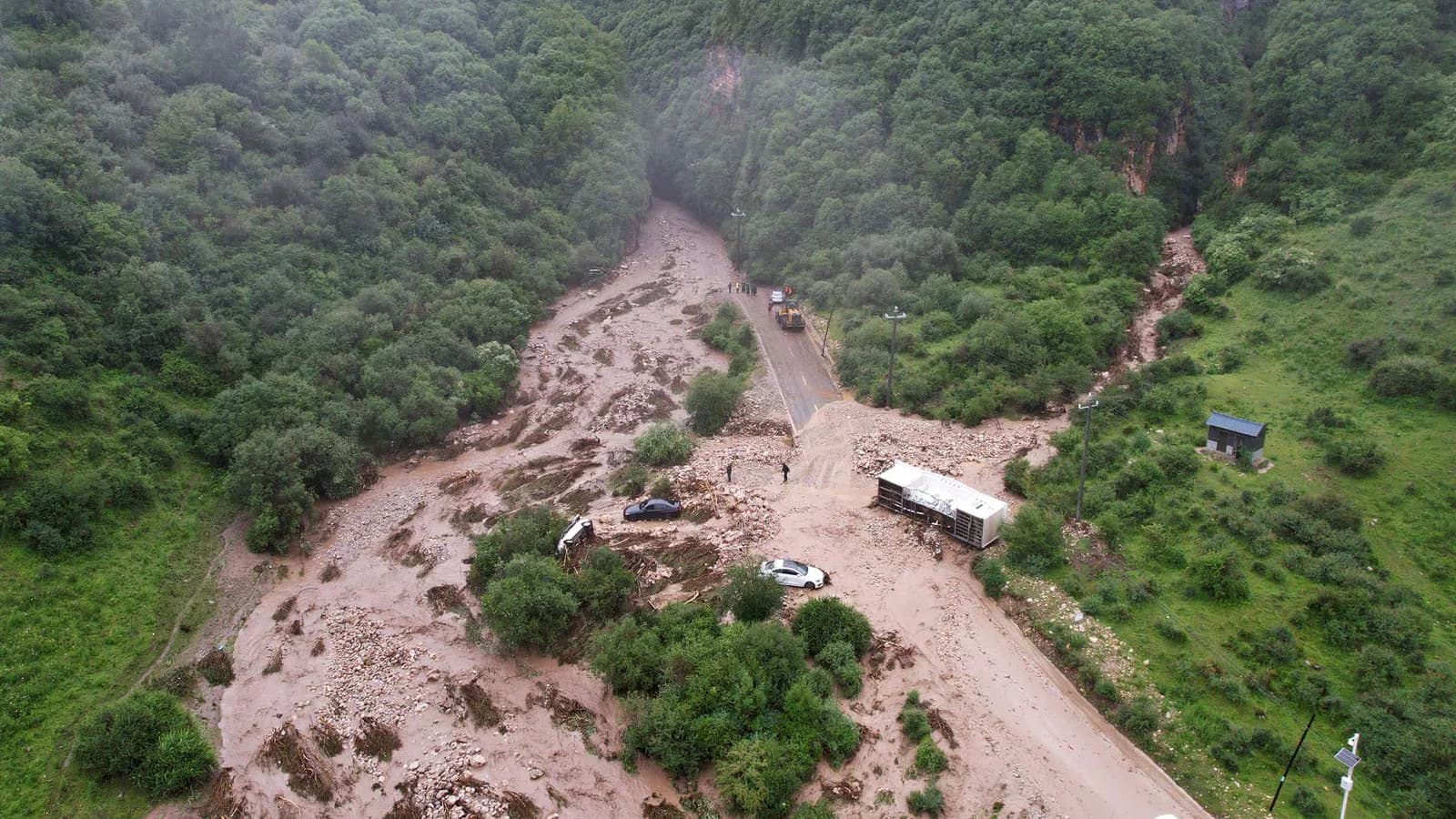 Las lluvias torrenciales dejaron al menos 25 muertos en Gansu, China