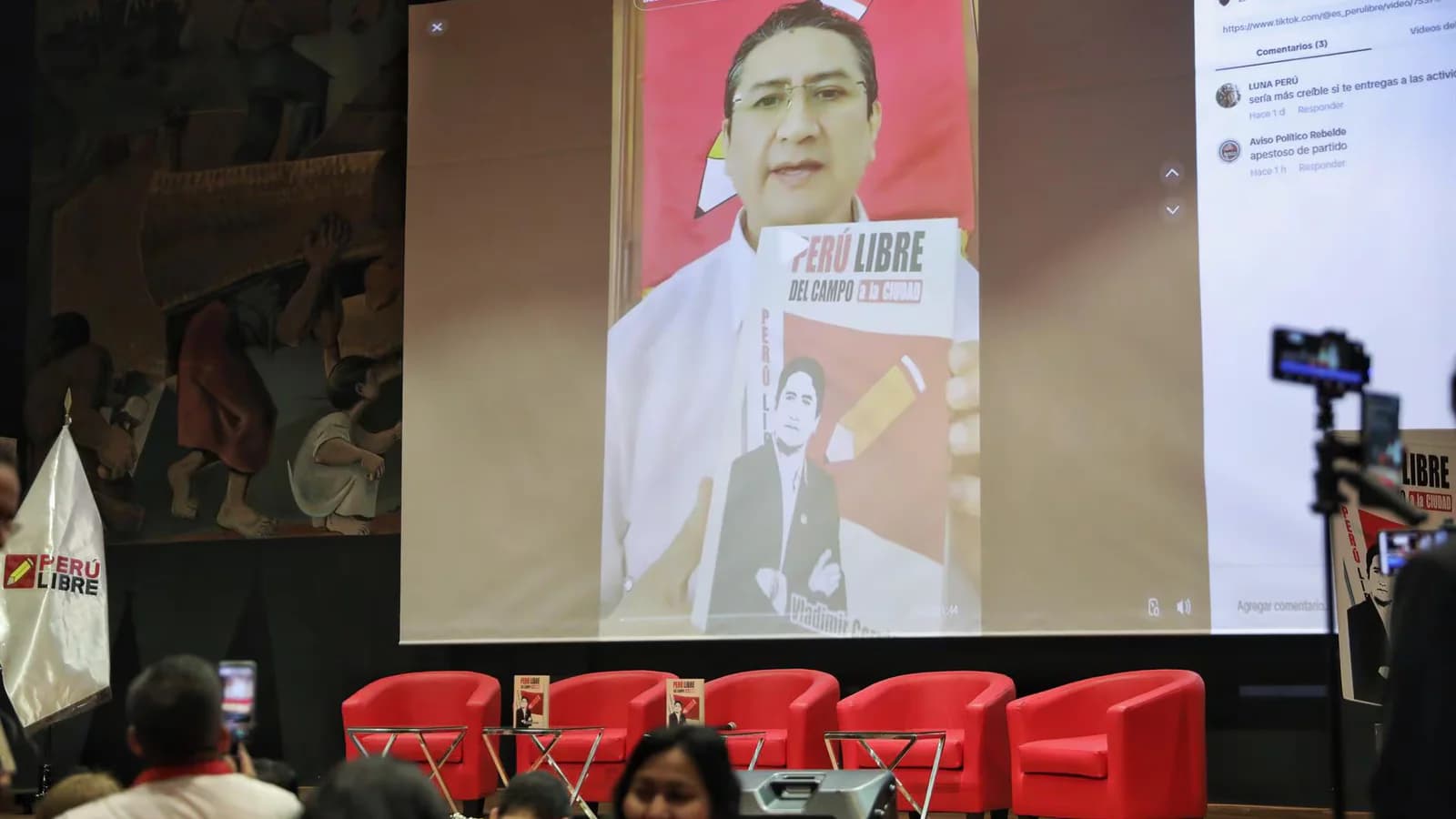 La Justicia peruana suspendió la orden de captura contra Vladimir Cerrón