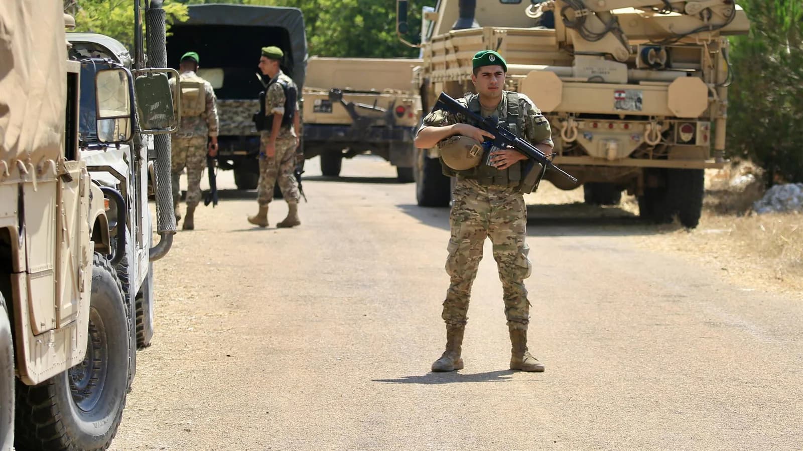 El Ejército libanés atribuyó a un explosivo las heridas de cinco militares en Kfarkela