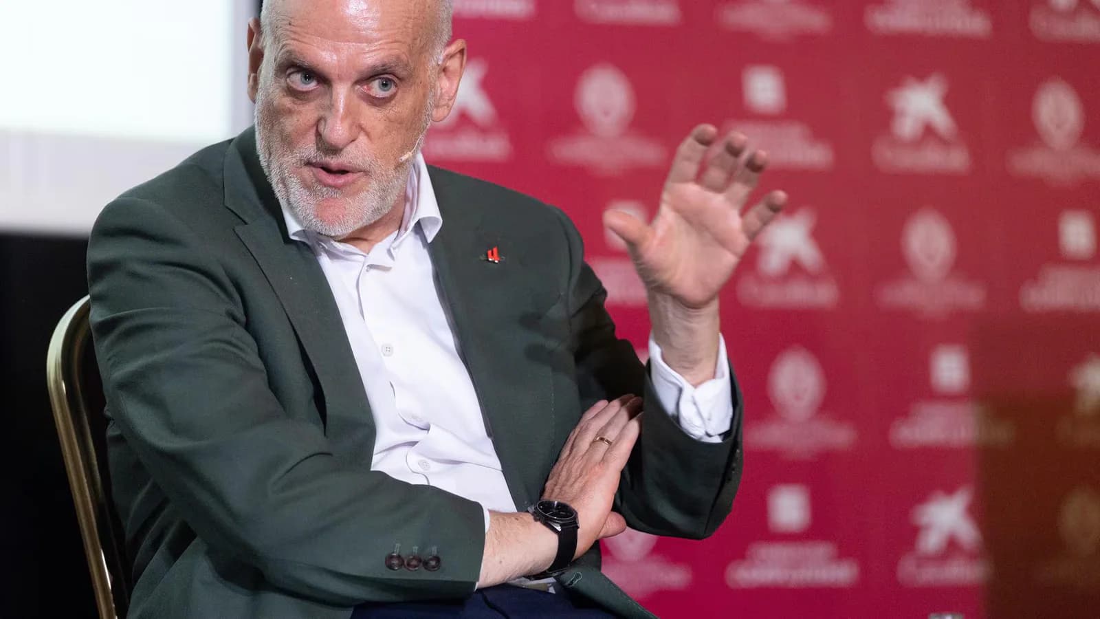 Tebas cuestionó a Florentino Pérez por sus críticas a la FIFA y a LaLiga