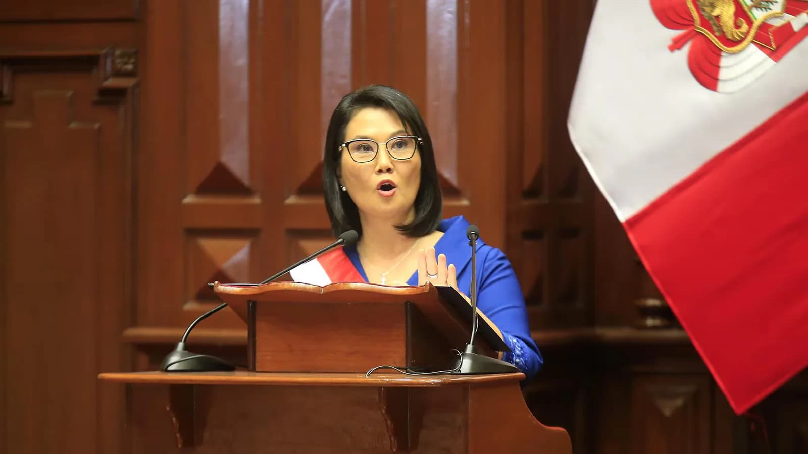 Keiko Fujimori anuncia el despliegue de militares en las calles de Perú