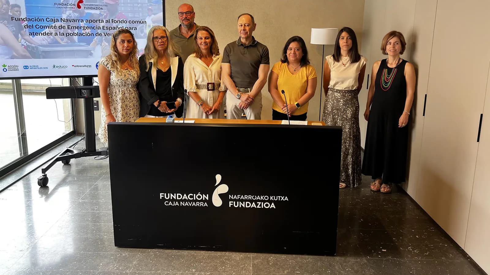 Fundación Caja Navarra aporta 50.000 euros para asistir a afectados por los terremotos en Venezuela