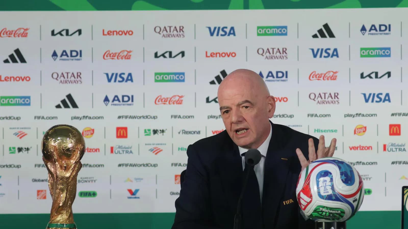 Inglaterra y Gales retiraron su apoyo a Gianni Infantino en la FIFA