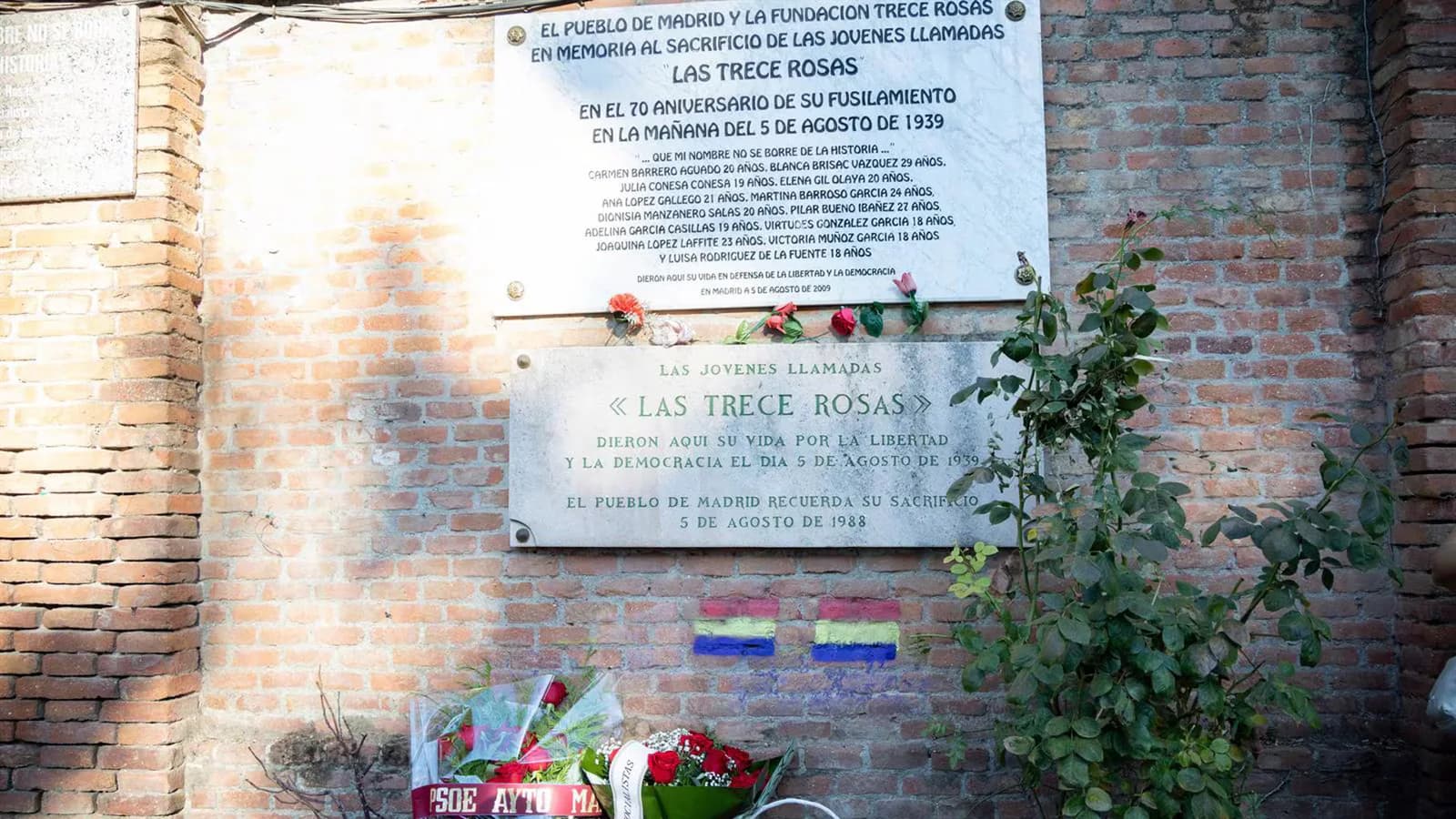 El Gobierno y la izquierda homenajearon a Las Trece Rosas y defendieron la Memoria Democrática