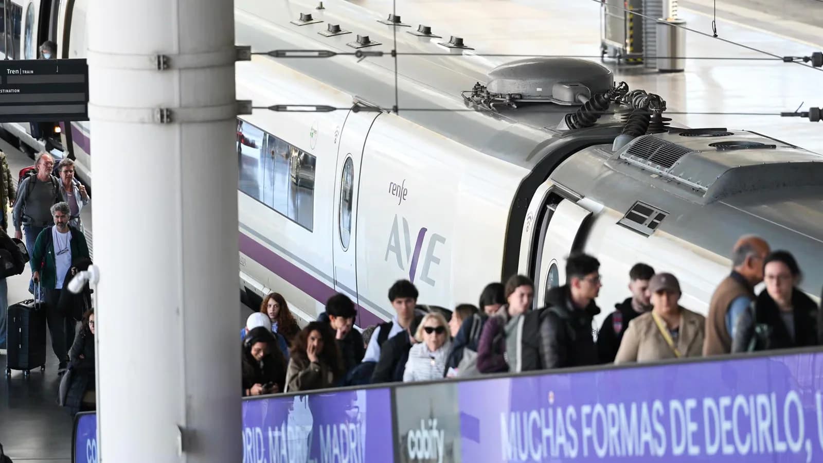 La alta velocidad ferroviaria perdió usuarios en junio y en el primer semestre