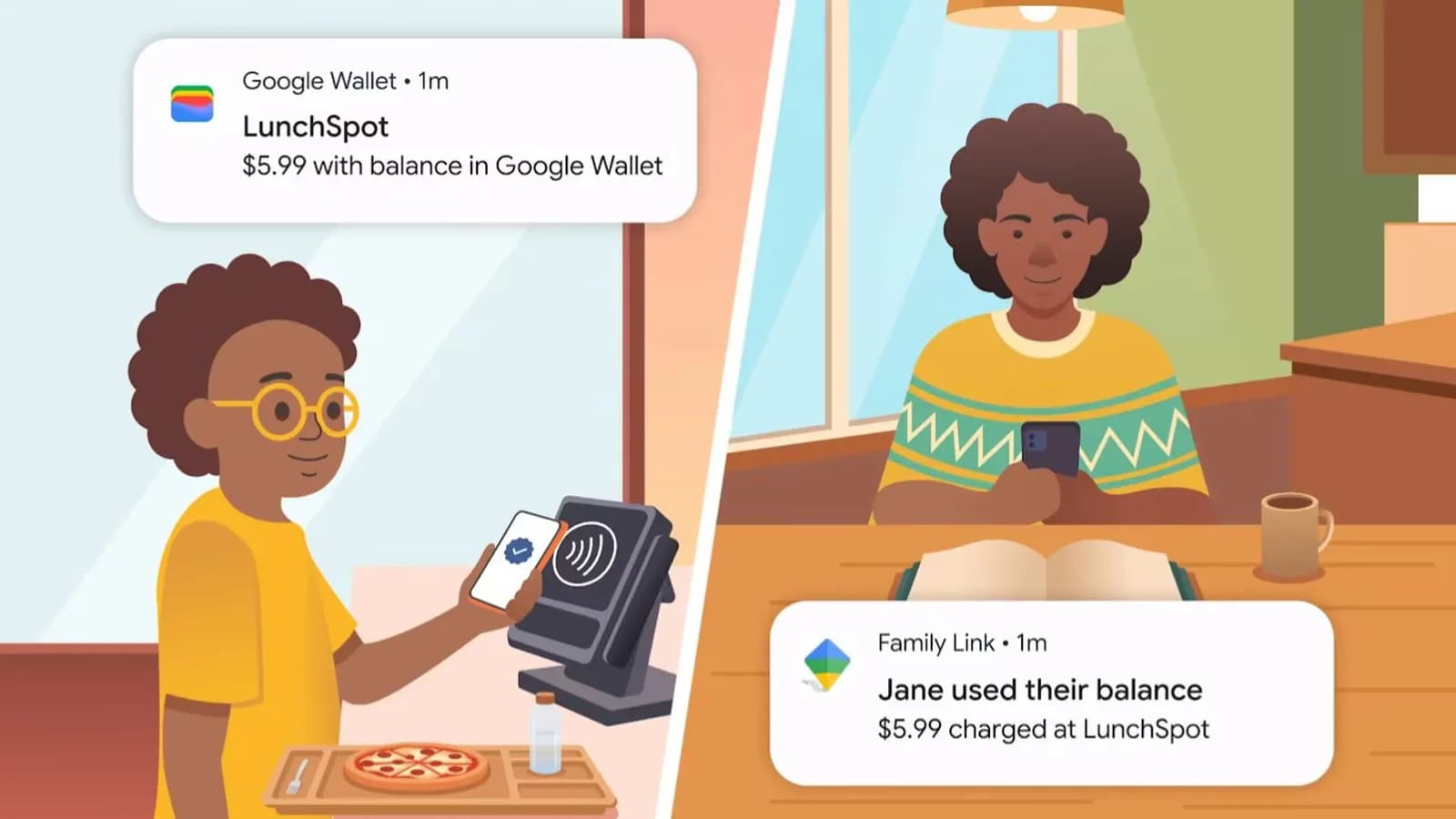 Google Wallet habilita transferencias de dinero entre padres e hijos en Estados Unidos