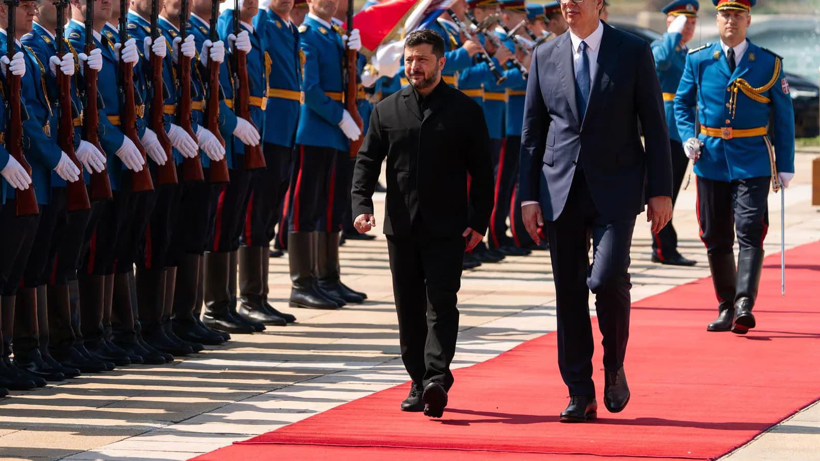 Vucic reafirmó ante Zelenski el respaldo de Serbia a la integridad territorial de Ucrania