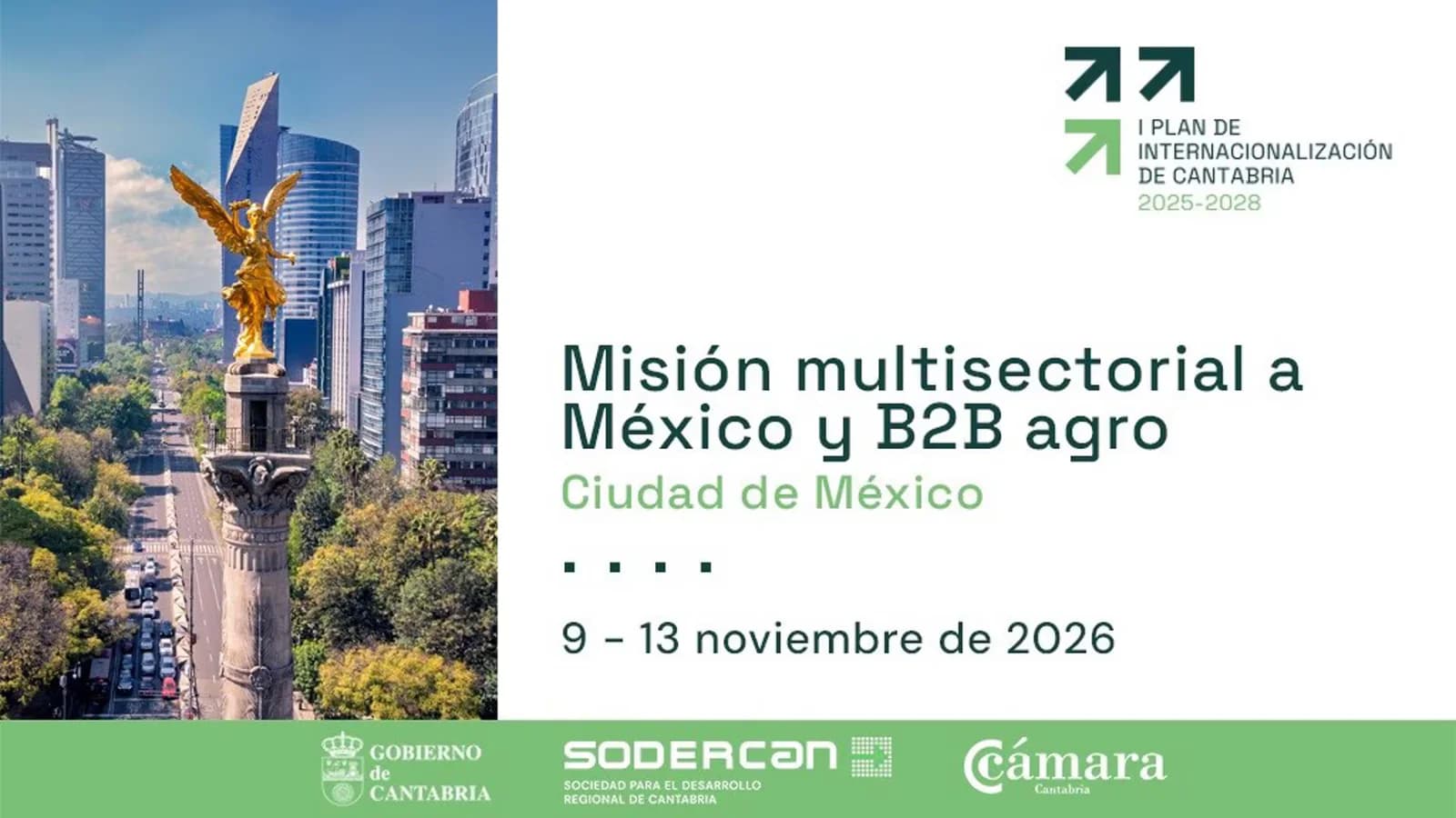 SODERCAN y la Cámara de Comercio organizan una misión empresarial a México