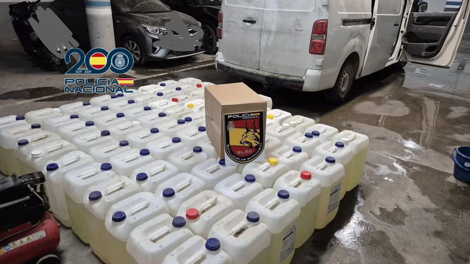 Incautan 2.250 litros de combustible destinados presuntamente a narcolanchas