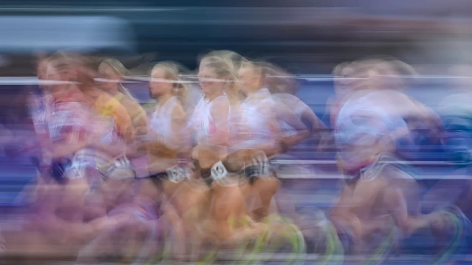 La huella del movimiento en una imagen del atletismo europeo
