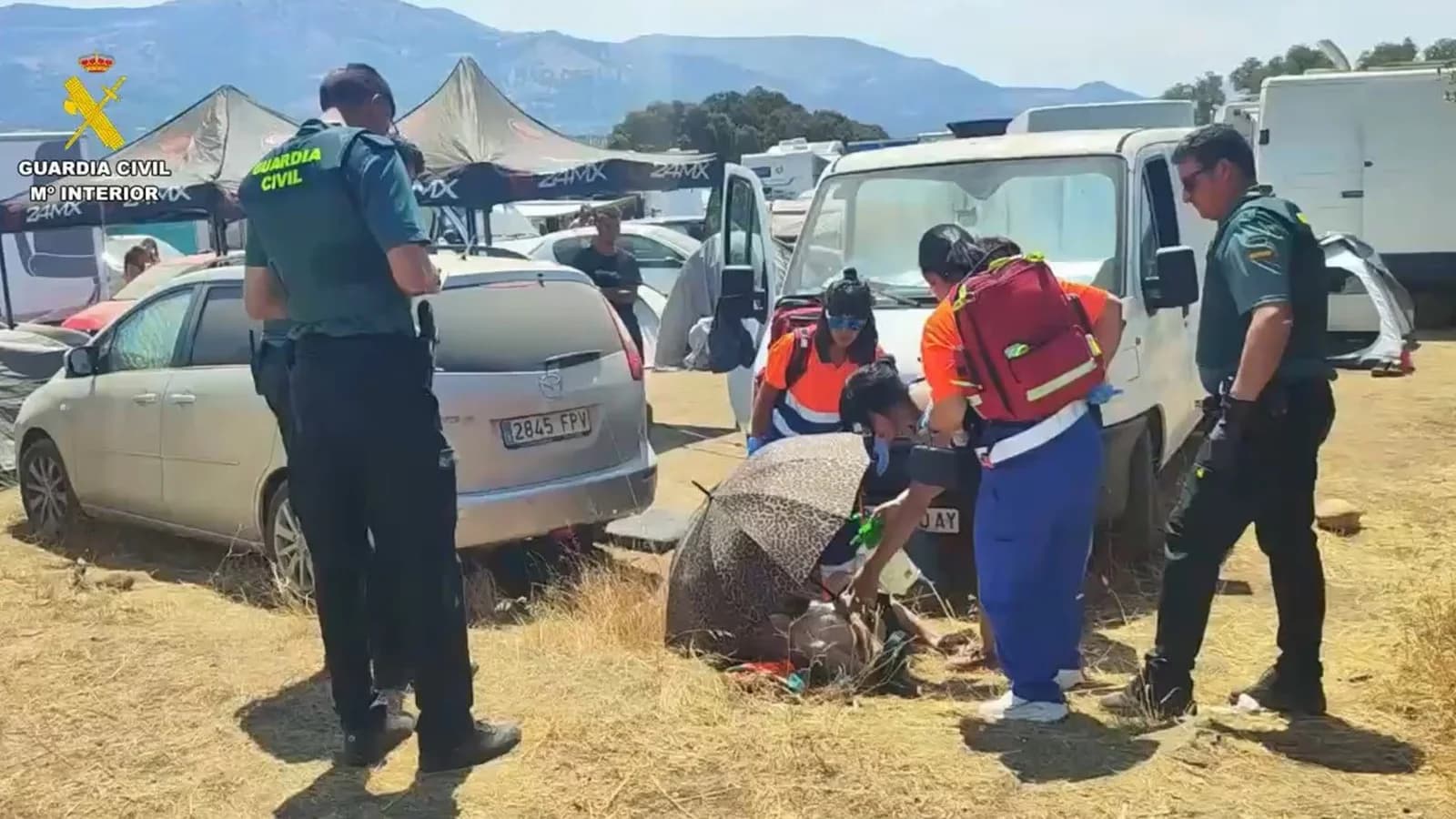 La Guardia Civil refuerza el control en la rave no autorizada de La Granja