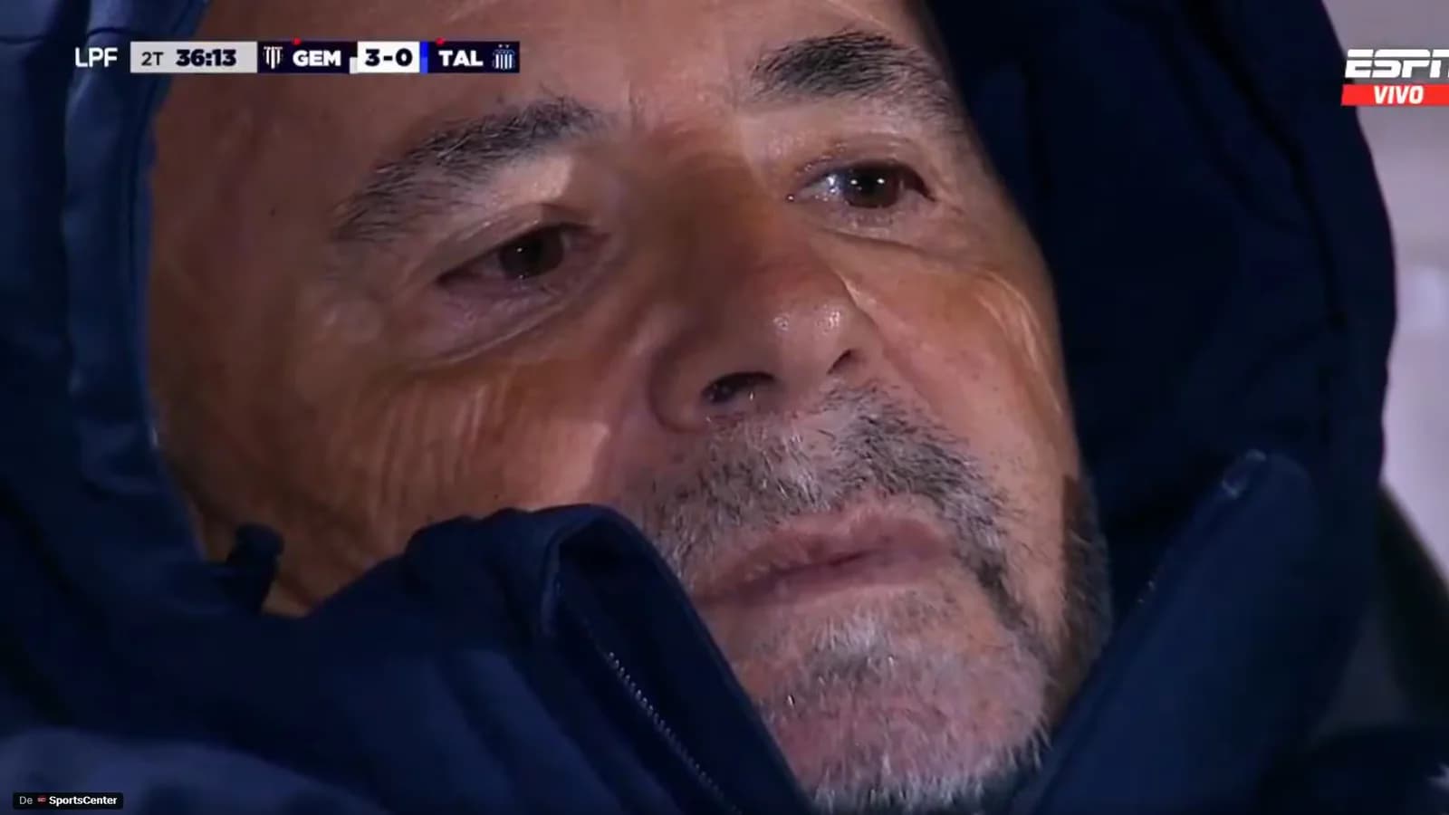 Sampaoli no habló tras la goleada de Talleres y su continuidad quedó en duda