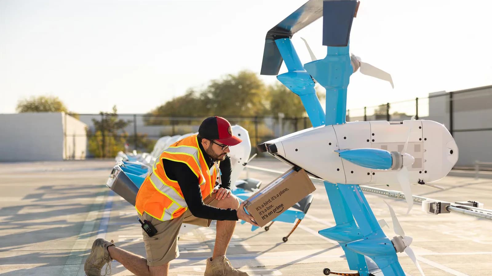 Amazon prevé llevar sus entregas con drones a casi 500 localidades de EE.UU. en 2026