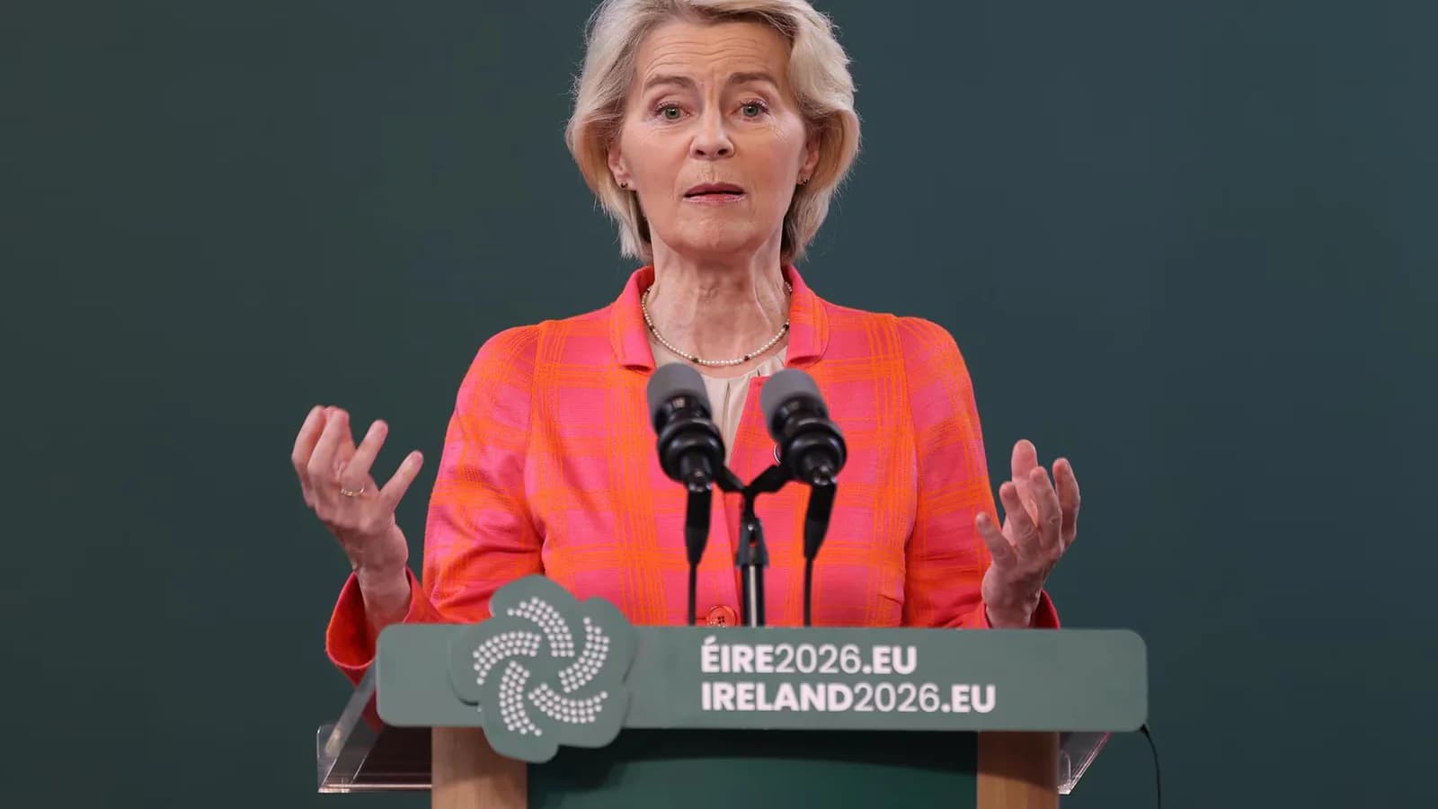 Von der Leyen advierte sobre una guerra híbrida tras la caída de un dron en Rumanía