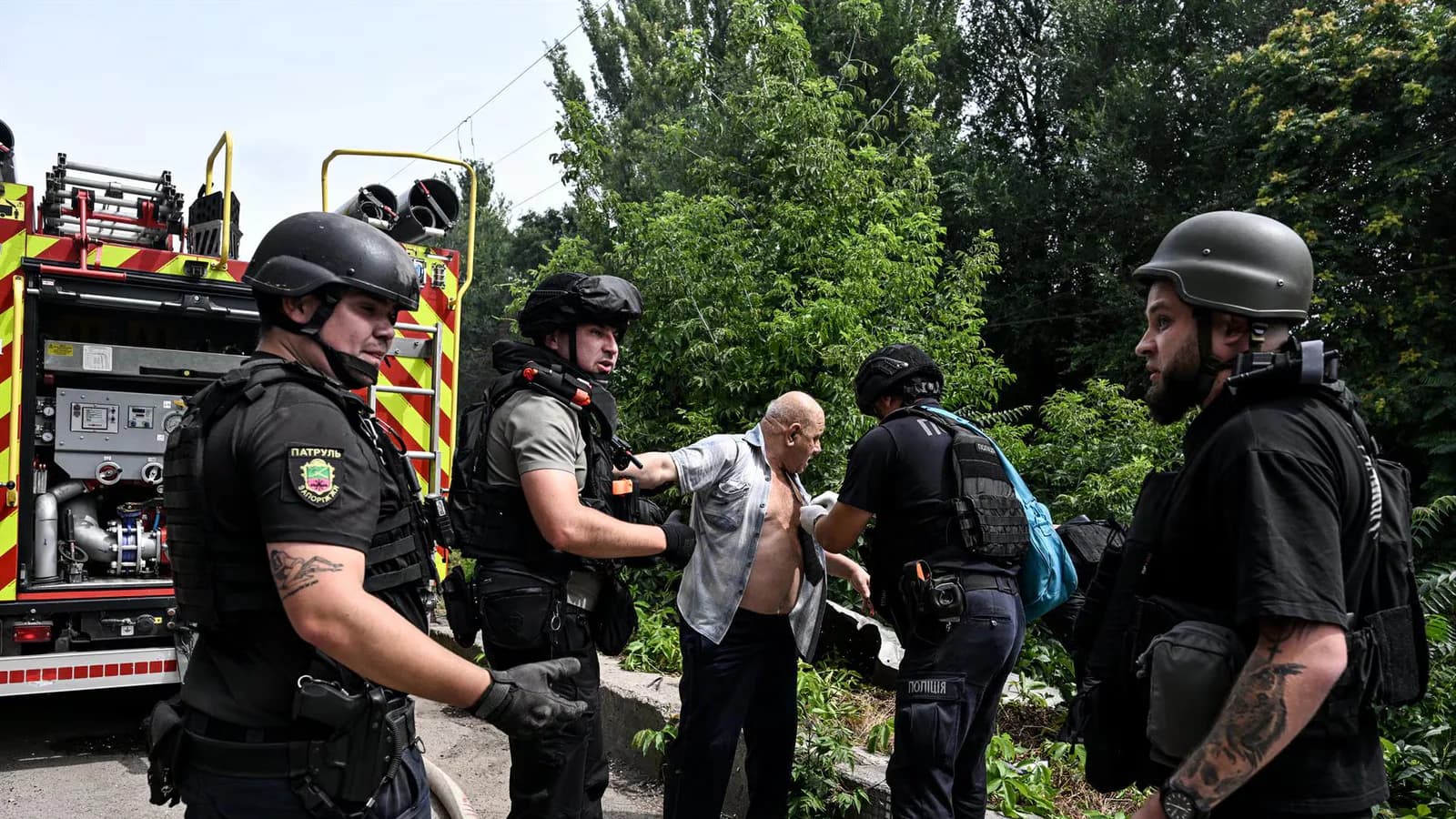 Ataque ruso contra una comisaría en Yitomir: tres muertos y 59 heridos