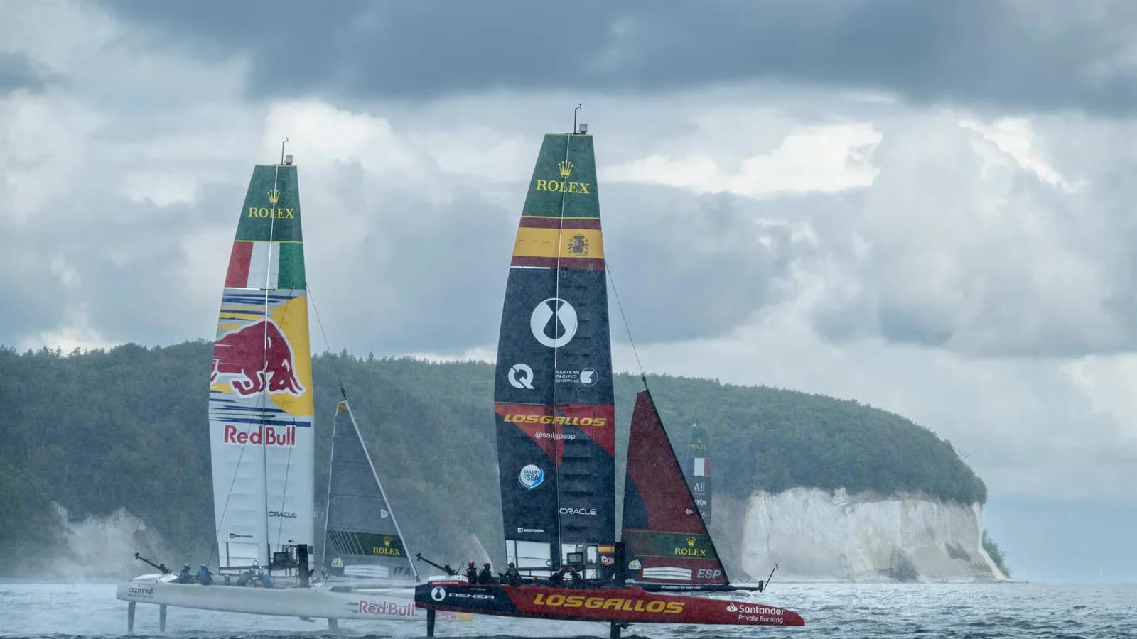 España termina tercera en Sassnitz y sigue segunda en el SailGP 2026