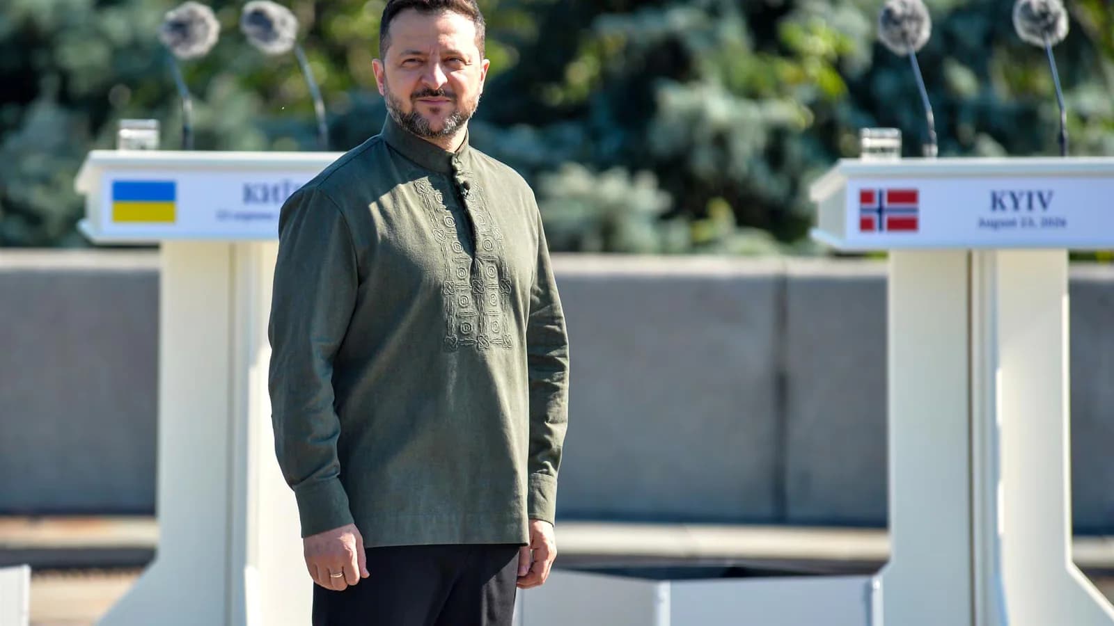 Zelenski llamó a la unidad en el Día de la Independencia de Ucrania