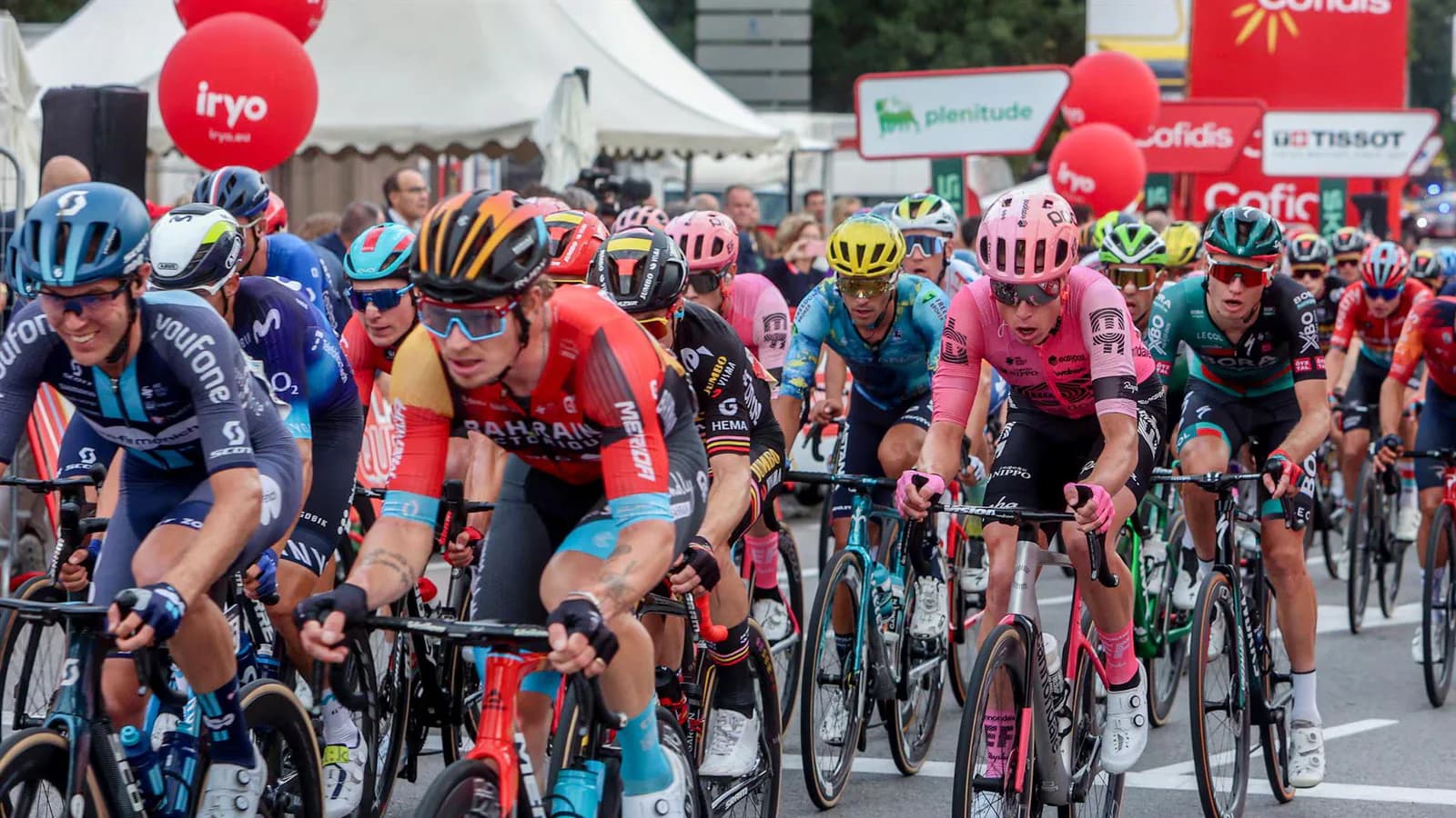 La granizada obligó a suspender la tercera etapa de La Vuelta a España