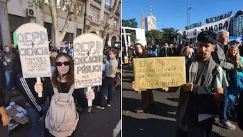 Inicio del acto en Plaza de Mayo
