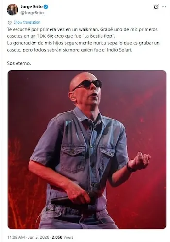 La última aparición pública del Indio Solari al recibir el Doctorado Honoris Causa de la UBA: “Un gran abrazo”